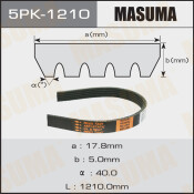 Ремень ручейковый Masuma 5PK-1210