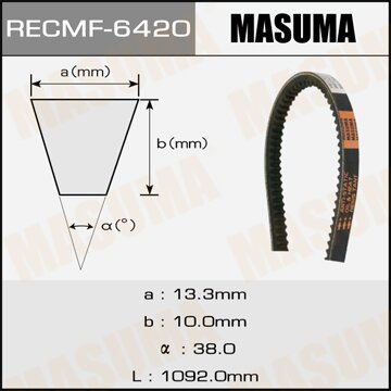 

Ремень клиновидный "Masuma" рк.6420