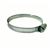 Хомут червячный Ø40-60мм, ширина 9мм, нержавеющая сталь W2, 1 шт