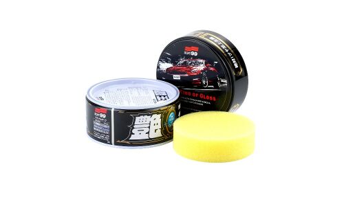 Полироль кузова Soft 99 The King Of Gloss, для тёмных автомобилей, защитный, водоотталкивающий, банка 300г, (+губка), арт. 00177