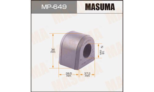 Втулка стабилизатора Masuma, для Subaru Impreza, арт. MP-649