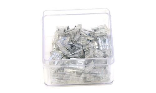 Предохранитель автомобильный, флажковый, мини (MINI S1035-1/FN), прозрачный, 25А, комплект 100 шт