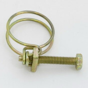 Хомут проволочный Ø23мм, оцинкованная сталь W1, резьба M5x30, диаметр проволоки 1.8мм, 1 шт