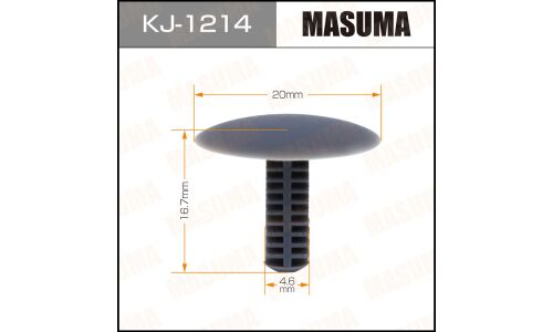 Клипса крепёжная обшивки салона Masuma, для Toyota, арт. KJ-1214