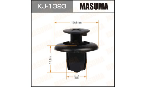Клипса крепёжная подкрылок Masuma, для Toyota, арт. KJ-1393