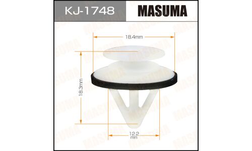 Клипса крепёжная деталей кузова Masuma, для Mazda, арт. KJ-1748