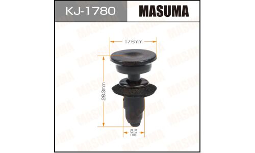 Клипса крепёжная дефлектора воздухозаборника салона Masuma, для Honda, арт. KJ-1780