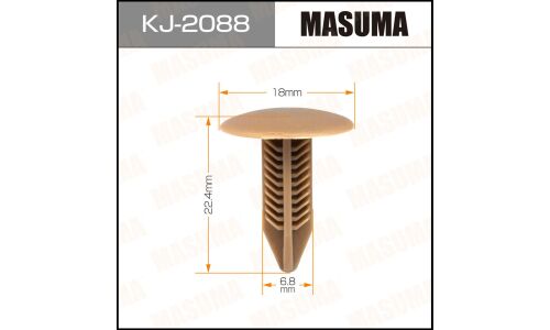 Клипса крепёжная обшивки двери Masuma, для Honda, арт. KJ-2088