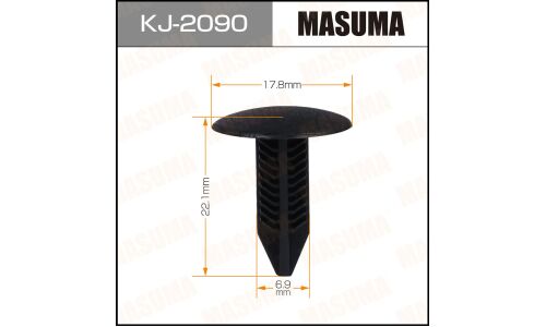 Клипса крепёжная обшивки салона Masuma, для Honda, арт. KJ-2090