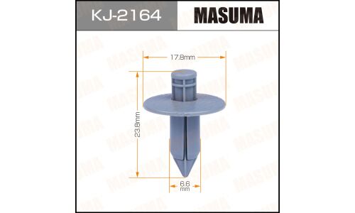 Клипса крепёжная обшивки салона Masuma, для Toyota, арт. KJ-2164