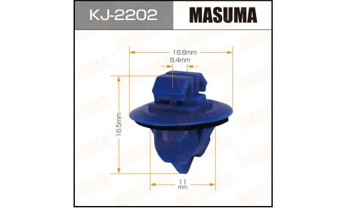 Клипса крепёжная накладок дверей Masuma, для Toyota, арт. KJ-2202