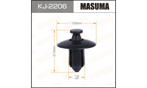 Клипса крепёжная обшивки двери Masuma, для Toyota, арт. KJ-2206