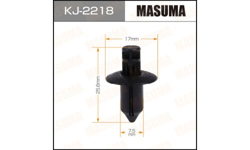 Клипса крепёжная деталей кузова Masuma, для Honda, Toyota, арт. KJ-2218
