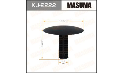 Клипса крепёжная обшивки салона Masuma, для Toyota, арт. KJ-2222