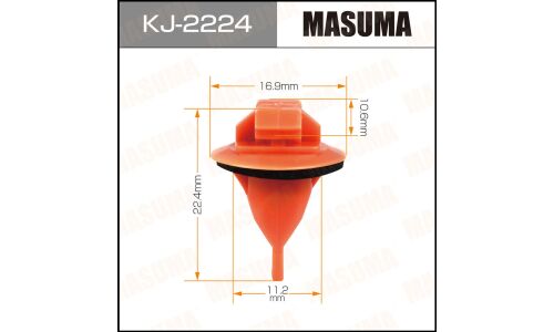 Клипса крепёжная накладок дверей Masuma, для Toyota, арт. KJ-2224
