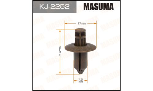 Клипса крепёжная обшивки салона Masuma, для Nissan, арт. KJ-2252