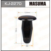 Клипса крепежная Masuma KJ-2270 (OEM MS470073)