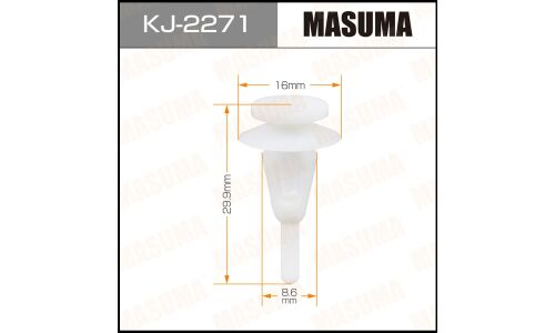 Клипса крепёжная решетки радиатора Masuma, для Mitsubishi, арт. KJ-2271