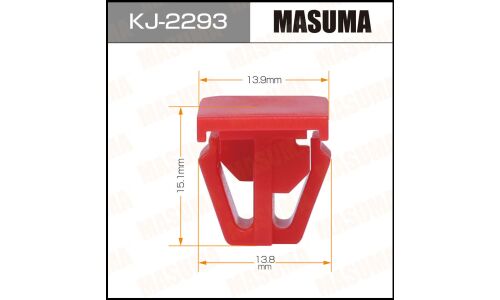 Клипса крепёжная молдинга крыла Masuma, для Honda, арт. KJ-2293