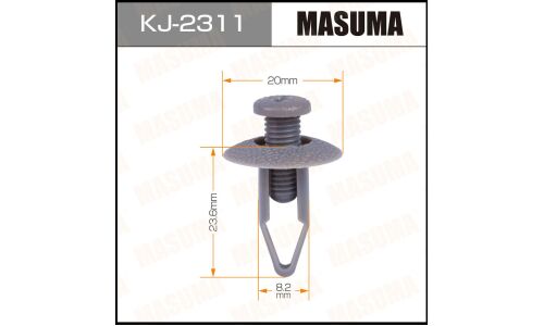 Клипса крепёжная обшивки салона Masuma, для Mazda, арт. KJ-2311