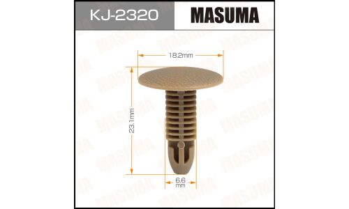 Клипса крепёжная обшивки салона Masuma, для Mitsubishi, арт. KJ-2320