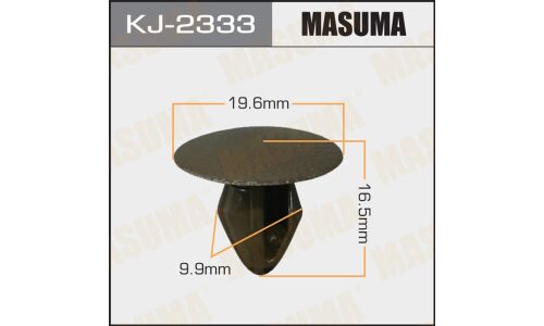 Клипса крепежная Masuma KJ-2333 салонная, коричневая (OEM 01553-04851)