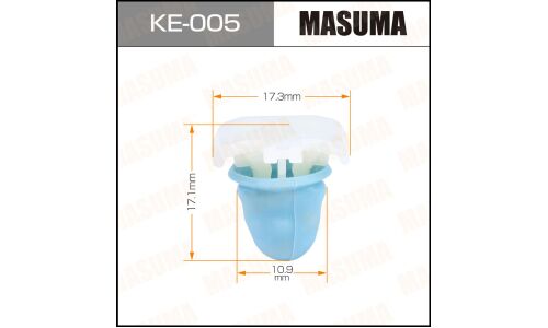 Клипса крепёжная накладок дверей Masuma, для Volkswagen, арт. KE-005