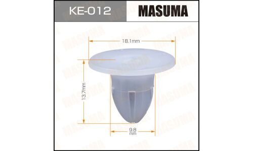 Клипса крепежная Masuma KE-012 (OEM A0019882981, A0019982981)