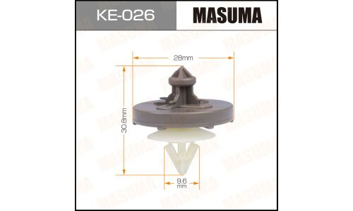 Клипса крепежная Masuma KE-026 (OEM 1H0868243B)