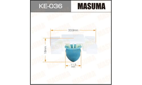Клипса крепежная Masuma KE-036 (OEM 1H0853585)