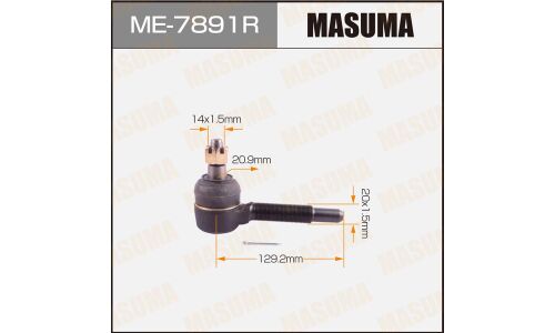 Наконечник рулевой тяги Masuma, правый, арт. ME-7891R
