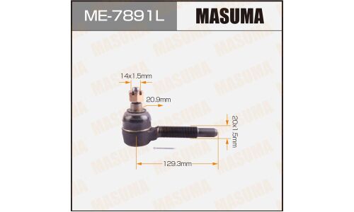 Наконечник рулевой тяги Masuma, левый, арт. ME-7891L