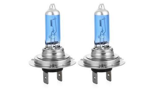 Лампа галогенная Koito White Beam H7 (PX26d, T11), 12В, 55Вт (соответствует 100Вт), 4200К, комплект 2 шт, арт. P0755W