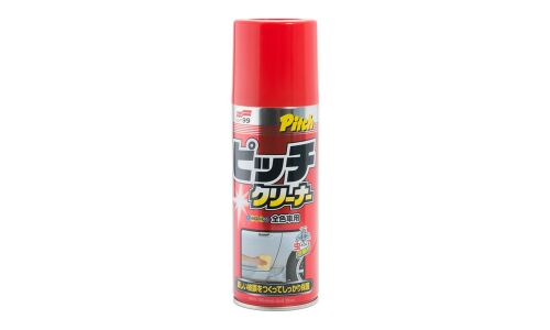 Очиститель кузова Soft 99 Pitch Cleaner, с силиконом и воском, от следов дёгтя, гудрона, смолы и масла, аэрозоль 420мл, арт. 02026