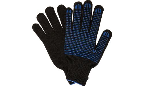 Перчатки хлопчатобумажные, с ПВХ покрытием, 2 пары