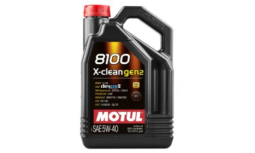 Масло моторное MOTUL 8100 X-clean 5w40, синтетическое, API SN, ACEA C3, универсальное, 5л, арт. 109762
