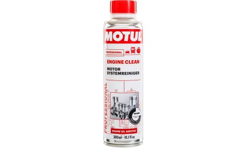 Промывка масляной системы Motul Engine Clean Auto, для бензиновых и дизельных двигателей, бутылка 300мл, арт. 108119