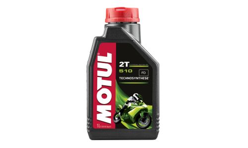 Масло для мотоциклов MOTUL 510 полусинтетическое, API ТС, JASO FD, 2-тактное, 1л, арт. 106606