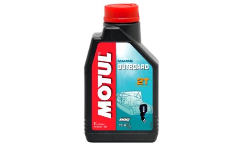 Масло для лодочных моторов MOTUL Outboard минеральное, API TSC-4, 2-тактное, 1л, арт. 106610/102788