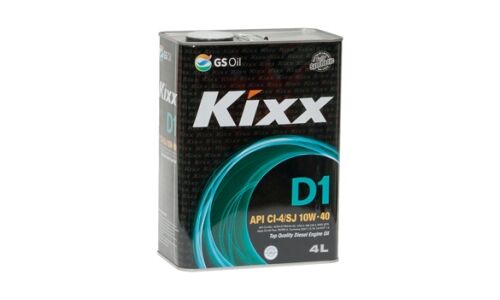 Масло моторное  KIXX D1 10W-40  CI-4/SG полусинтетическое, универсальное  4л