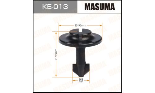 Клипса крепёжная деталей кузова Masuma, для Audi, Skoda, Volkswagen, арт. KE-013