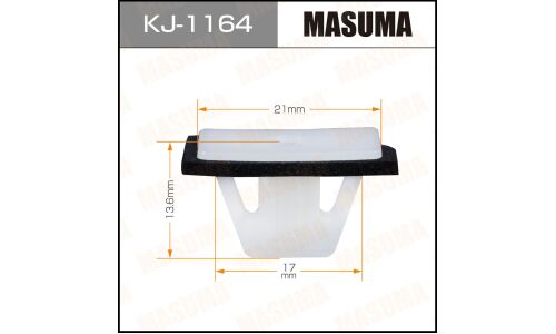 Клипса крепежная Masuma KJ-1164 (OEM 90189-04184)