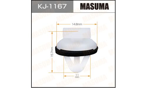 Клипса крепёжная накладок дверей Masuma, для Lexus, Toyota, арт. KJ-1167