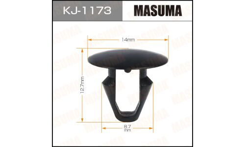 Клипса крепёжная уплотнителей капота Masuma, для Toyota, арт. KJ-1173