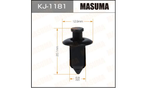 Клипса крепёжная уплотнителей дверей Masuma, для Toyota, арт. KJ-1181