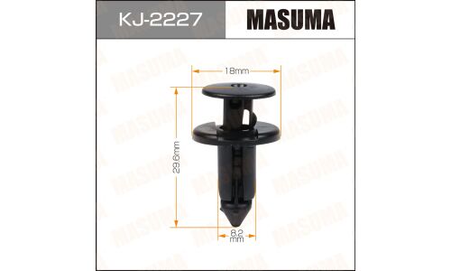 Клипса крепёжная брызговиков и порогов Masuma, для Lexus, Toyota, арт. KJ-2227