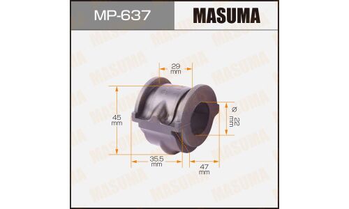 Втулка стабилизатора Masuma, для Nissan Cefiro, арт. MP-637