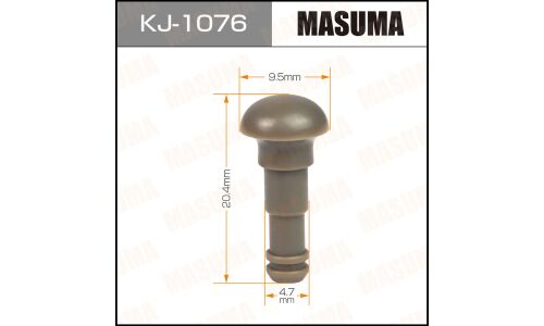 Клипса крепежная Masuma KJ-1076 (OEM 90467-05015-B2)