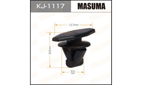 Клипса крепёжная уплотнителей дверей Masuma, для Lexus, Toyota, арт. KJ-1117