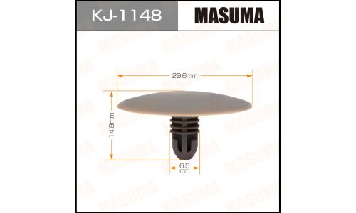 Клипса крепёжная обшивки багажника Masuma, для Toyota, арт. KJ-1148